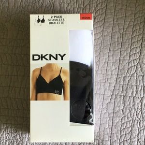DKNY Seamless Bralettes - 2pack New SzM